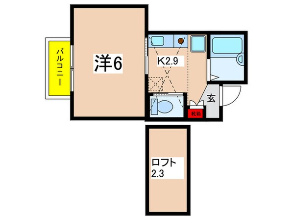 ニュ－ＳⅡの物件間取画像